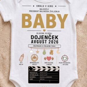Otroški bodi-Oznanitev nosenosti stil B