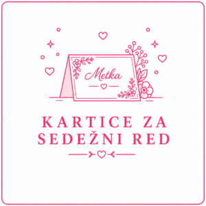 KARTICE ZA SEDEŽNI RED